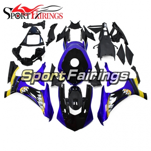 Fairing Kit Fit For Yamaha YZF R1 2015 2016 -Shark Attack Blue Black