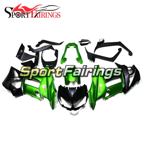 Full Fairing Kit Fit For Kawasaki Z1000s 2010 - 2015 - Pearl Green Flat Black