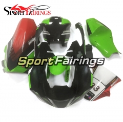 New Fiberglass Racing Fairings Kit Fit For Kawasaki ZX10R 2011 - 2015 - Glossy Green Black Red elf