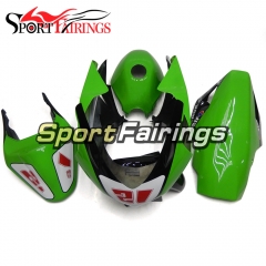 Fiberglass Racing Fairings Kit Fit For Kawasaki EX250R / Ninja 250 2008-2012 - Glossy Green Black 21