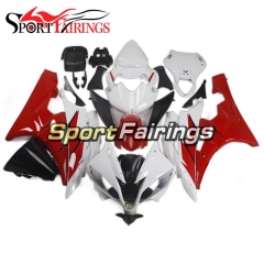 Fairing Kit Fit For Yamaha YZF R6 2006 2007 -White and Red