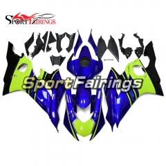 Fairing Kit Fit For Yamaha YZF R6 2017 - Blue and Neon Yellow