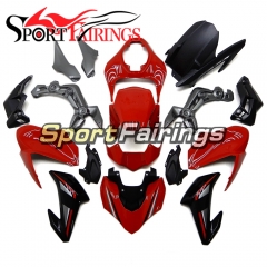 Full Fairing Kit Fit For Kawasaki Z900 2017 - 2018 - Gloss Red Black