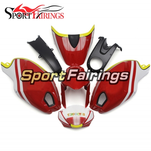 Fairing Kit Fit For Ducati  696/796/795/M1000/M1100 2009 - 2011 - Gloss Red White