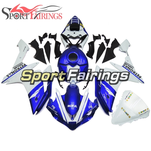 Fairing Kit Fit For Yamaha YZF R1 2007 2008 - White Blue