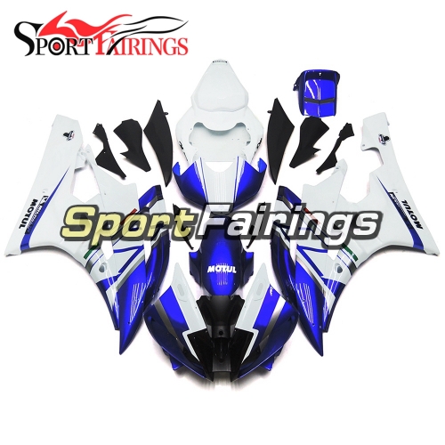 Fairing Kit Fit For Yamaha YZF R6 2006 2007 - Blue White