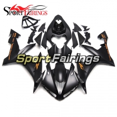 Fairing Kit Fit For Yamaha YZF R1 2004 - 2006 - Matte Black with Orange Sticker