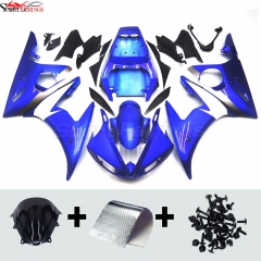 ABS Fairing Kit Fit For Yamaha YZF600 R6 2005 - White Blue