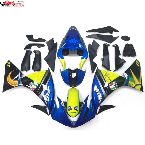 Fairing Kit Fit For Yamaha YZF1000 R1 2009 - 2011 - Shark Attack