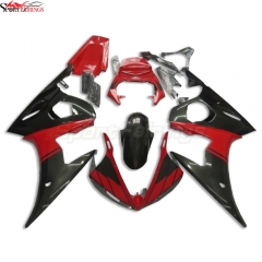 ABS Fairing Kit Fit For Yamaha YZF600 R6 2005 - Red Black