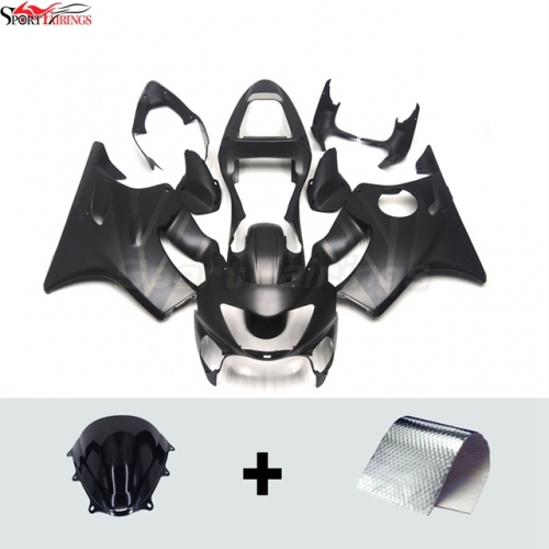 Fairing Kit fit for Honda CBR600F4 1999 - 2000 - Flat Black Grey