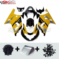Sportfairings Fairing Kit fit for Suzuki GSXR600 GSXR750 2000 - 2003 - Yellow Black Silver