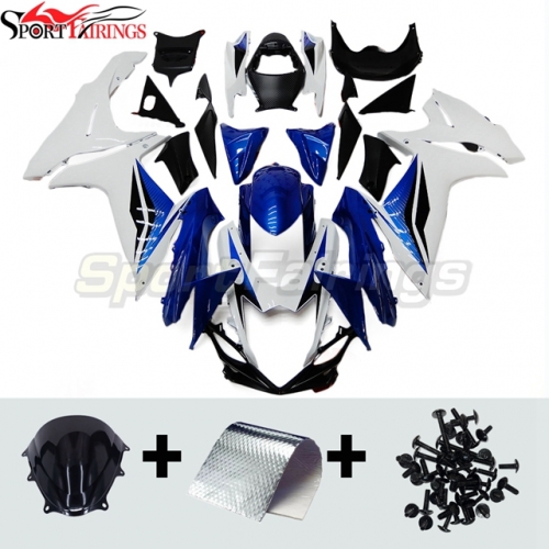 Sportfairings Fairing Kit fit for Suzuki GSXR600 GSXR750 2011 - 2021 - Blue White