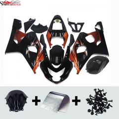 Sportfairings Fairing Kit fit for Suzuki GSXR600 GSXR750 2004 - 2005 - Black Orange