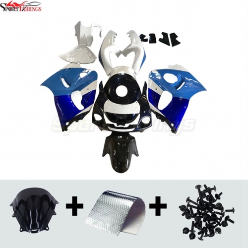 Sportfairings Fairing Kit fit for Suzuki GSXR600 GSXR750 1996 - 1999 - White Blue