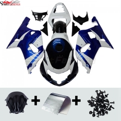 Sportfairings Fairing Kit fit for Suzuki GSXR600 GSXR750 2000 - 2003 - Blue White