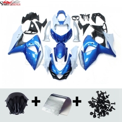 Sportfairings Fairing Kit fit for Suzuki GSXR1000 2009 - 2016 - Blue White