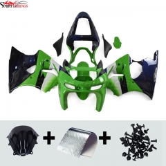 Sportfairings Fairing Kit fit for Kawasaki Ninja ZX6R 1998 - 1999 - Green Dark Blue