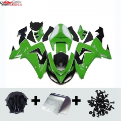 Sportfairings Fairing Kit fit for Kawasaki Ninja ZX10R 2006 - 2007 - Green Black White