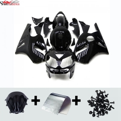 Sportfairings Fairing Kit fit for Kawasaki Ninja ZX12R 2002 - 2006 - Bright Black