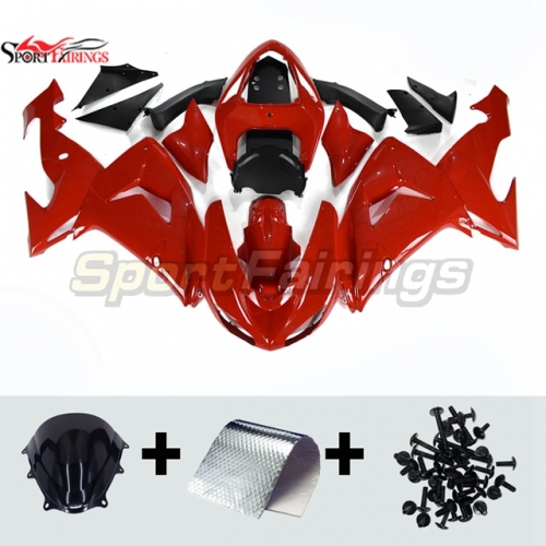 Sportfairings Fairing Kit fit for Kawasaki Ninja ZX10R 2006 - 2007 - Red