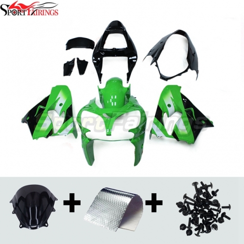Sportfairings Fairing Kit fit for Kawasaki Ninja ZX9R 2002 - 2003 - Green Black White