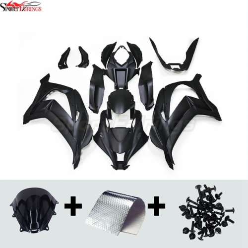 Sportfairings Fairing Kit fit for Kawasaki Ninja ZX10R 2016 - 2020 - Matte Black