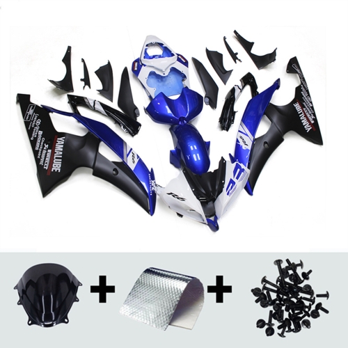 Fairing Kit Fit For Yamaha YZF R6 2008 - 2016 - White Blue Black