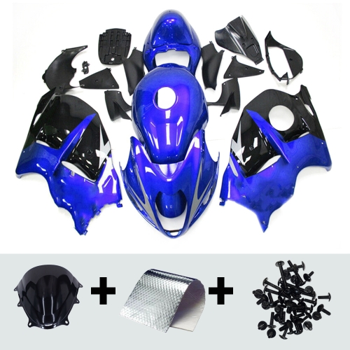 Sportfairings Fairing Kit fit for Suzuki Hayabusa GSX1300R 1997 - 2007 - Blue Black