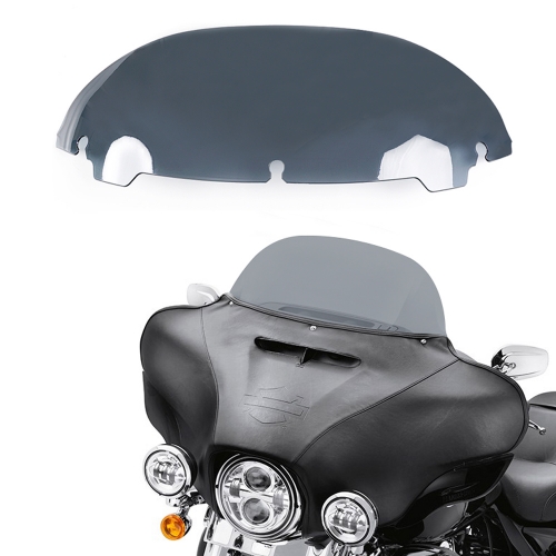 US Stock Smoke 7'' Windshield Windscreen for Harley Touring Street Electra Ultra Glide 2014 15 16 17 18 19 20 21 22 2023