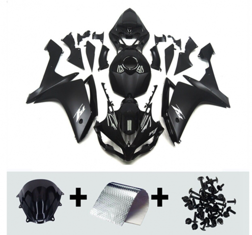 Fairing Kit Fit For Yamaha YZF1000 R1 2007 2008 - Black