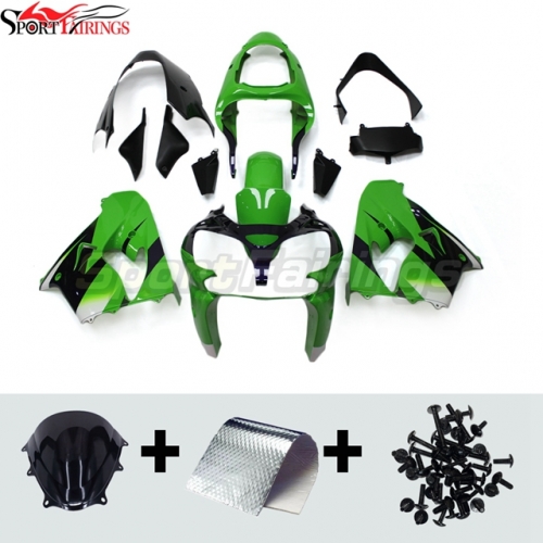 Sportfairings Fairing Kit fit for Kawasaki Ninja ZX9R 2000 - 2001 - Green Black