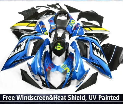 Sportfairings Fairing Kit fit for Suzuki GSXR600 GSXR750 2011 - 2021 - shark attack