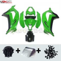 Sportfairings Fairing Kit fit for Kawasaki Ninja ZX10R 2011 - 2015 - Green Black