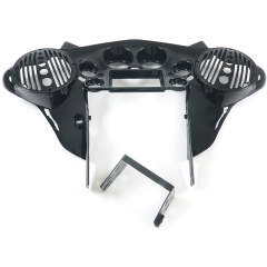 Inner Fairing with 8" Speaker Pods Double DIN Batwing Fairing Fit for Harley Touring 1998-2013