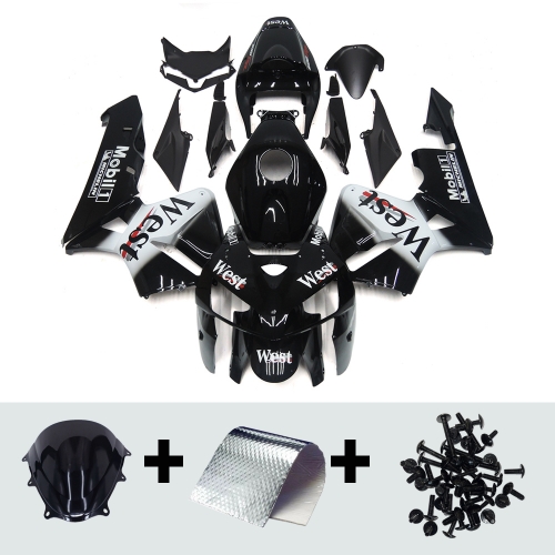 For Honda 2005 2006 CBR600RR 05 06 F5 Grey Black ABS Fairings Kit Bodywork Kit