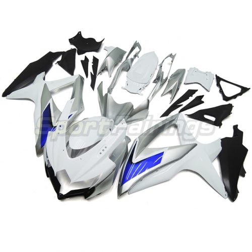 Sportfairings Fairing Kit fit for Suzuki GSXR600 GSXR750 2008 - 2010 - White Blue Black Silver