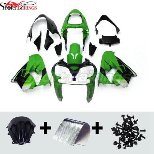 Green Black Fairing Kit fit for Kawasaki Ninja ZX9R 2000 2001 Fairings