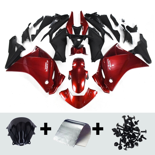 ABS Plastic Red Black Fairings For Honda CBR250R 2011 2012 2013 2014 Bodywork