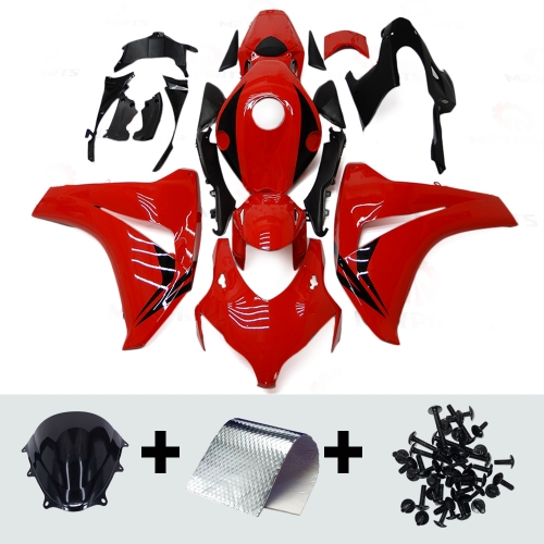 Red Black Fairing Kit for Honda CBR1000RR 2008-2011