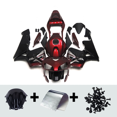 Red Black Fairing Kit for Honda CBR600RR 2003 2004