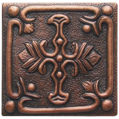 Akicon™ 4-Inch by 4-Inch Copper Tile Symbol Series