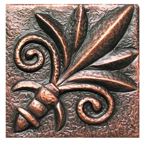 Akicon™ 4-Inch by 4-Inch Copper Tile Symbol Series