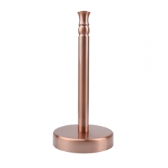 Copper Paper Towel Holder Roll Dispenser Stand for Kitchen Countertop & Dining Room Table