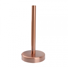 Copper Paper Towel Holder Roll Dispenser Stand for Kitchen Countertop & Dining Room Table