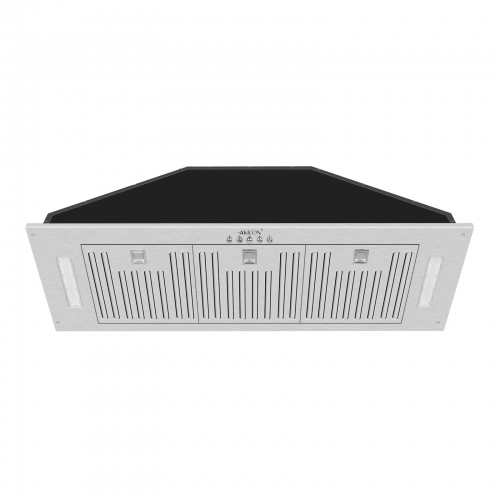 Akicon™ Range Hood Insert/Built-in 36 Inch, 6'' Duct 3-Speeds 600 CFM Stainless Steel Vent Hood with LED Lights and Dishwasher Safe Filters