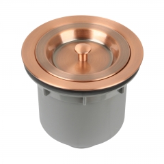 Akicon™ Copper Kitchen Sink Stopper Replacement for 3-1/2 Inch Standard Strainer Drain - Lifetime Warranty