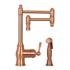 Akicon™ One-Handle Copper Pot Filler Kitchen Faucet with Side Sprayer