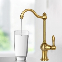 Akicon™ One-Handle Drinking Water Filter Faucet Water Purifier Faucet - Brushed Gold