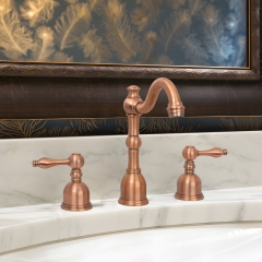 Akicon™ Two-Handle Copper Widespread Bathroom Sink Faucet